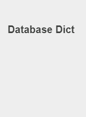 Database Dict-admin