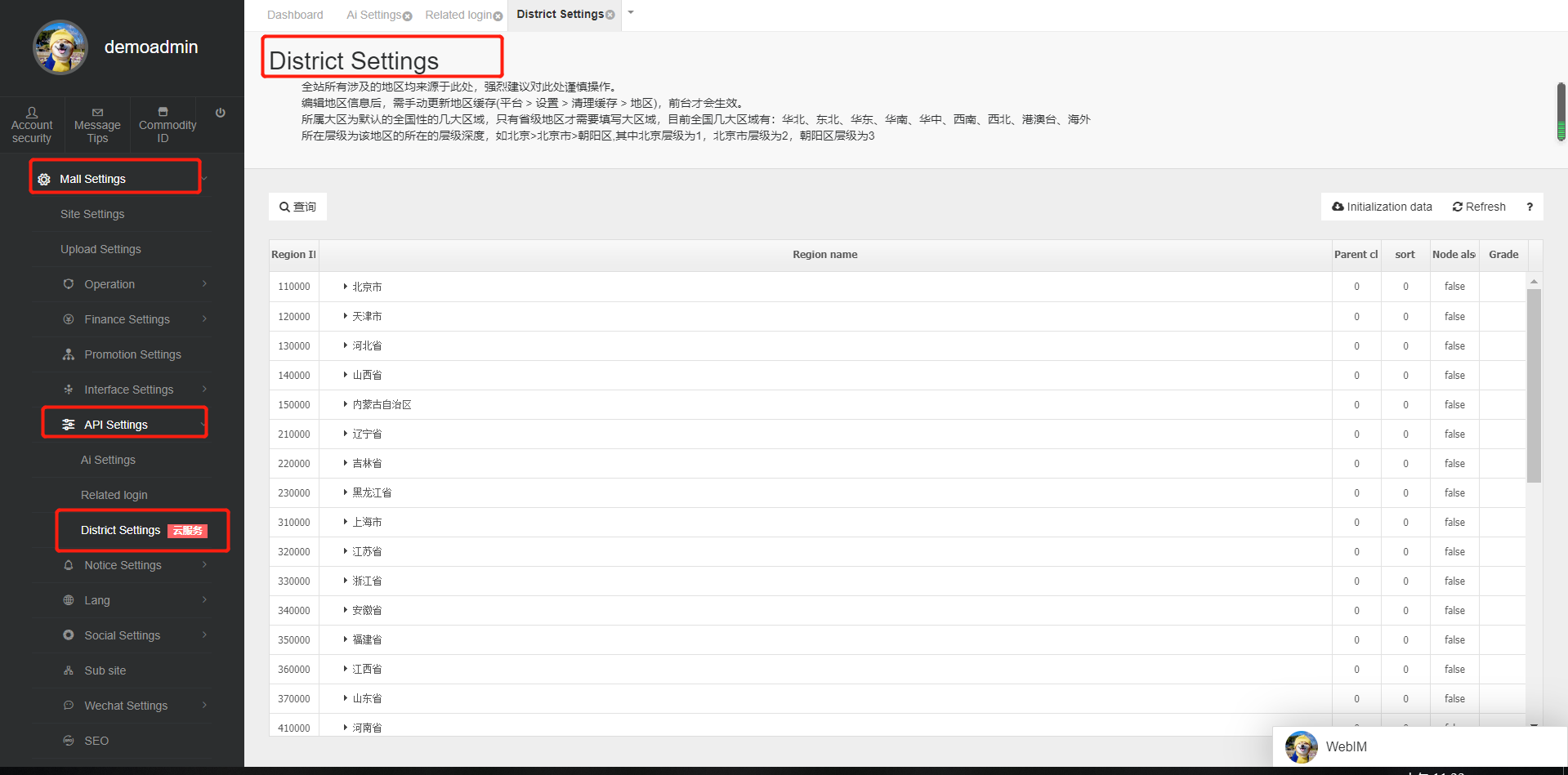 Regional Settings - Powered by MinDoc